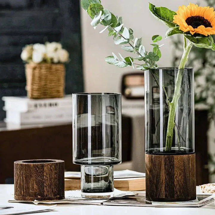 Hydroponisk Tre & Glass Vase for Stilfull Hjemmedekor | Skanto