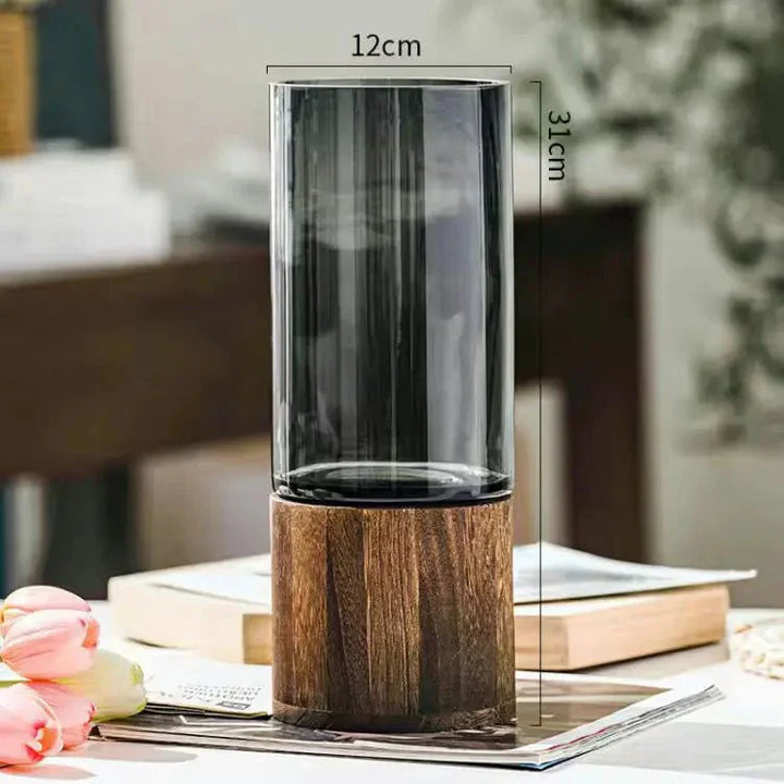 Hydroponisk Tre & Glass Vase for Stilfull Hjemmedekor | Skanto