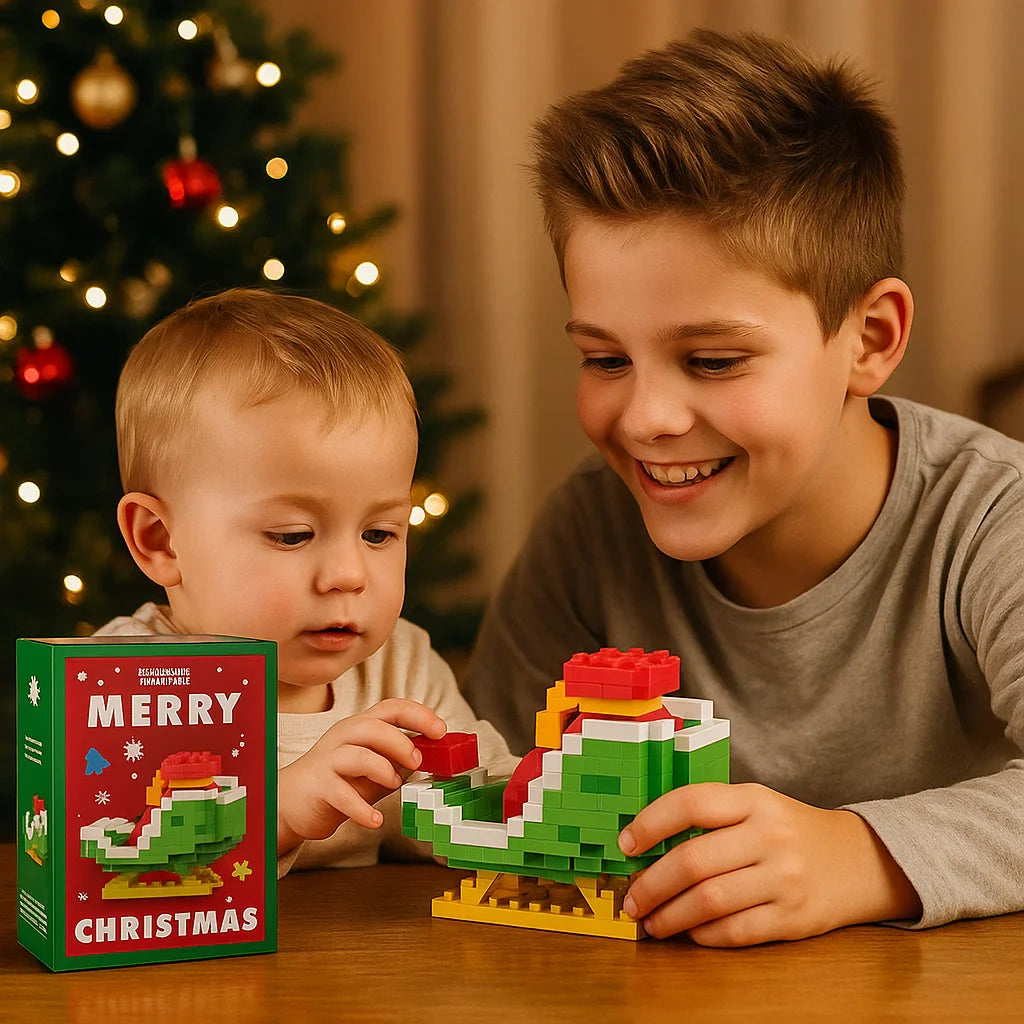 Skanto | Kreative Byggekloss Julefigurer - Moro for Hele Familien