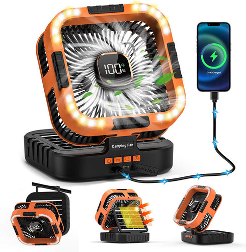 3 i 1 solardrevet campingvifte | Skanto