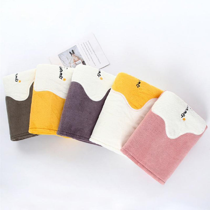Kvinne Hurtigtørkende Bærbar Mikrofiber Plysj Badekåper | Skanto