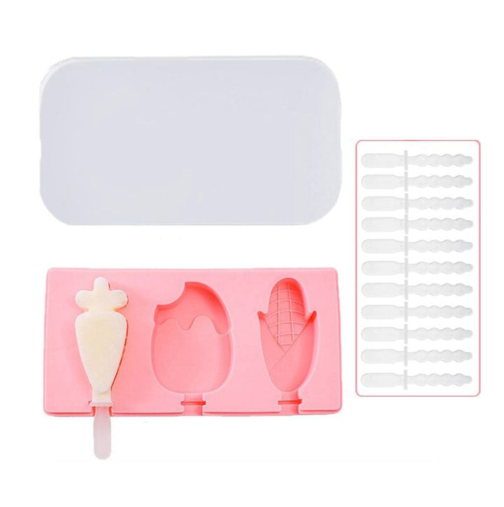 Iskremform Popsicleformer med lokk DIY Hjemmelaget Is Lollyform | Skanto
