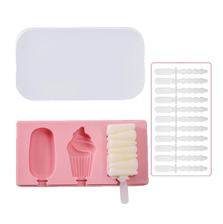 Iskremform Popsicleformer med lokk DIY Hjemmelaget Is Lollyform | Skanto