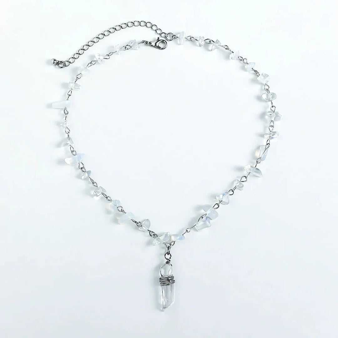 Skanto | Iskrystall Stein Choker Halssmykke