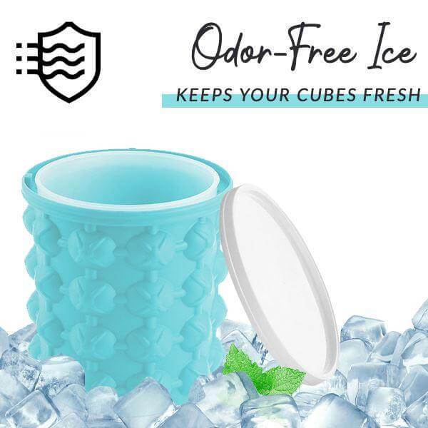 Skanto | IceCube Maker – Plassbesparende 2-i-1 isbitformer & drikkekjøler