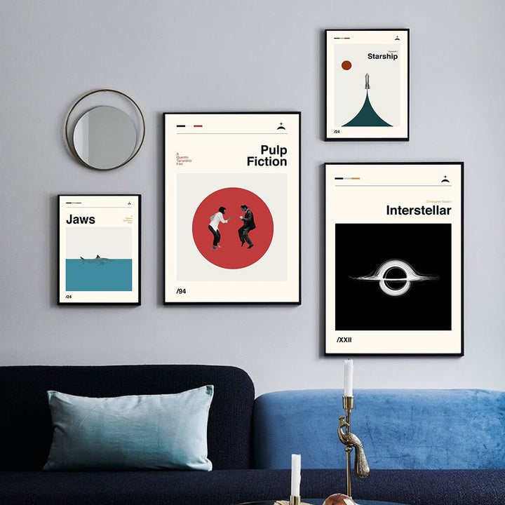 Skanto | Ikonisk Film Retro Veggkunst Lærret Plakat