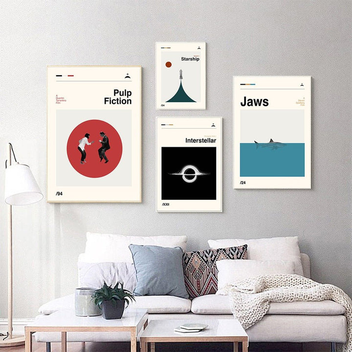 Skanto | Ikonisk Film Retro Veggkunst Lærret Plakat