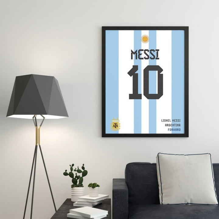 Lionel Messi Trøye Kunstramme