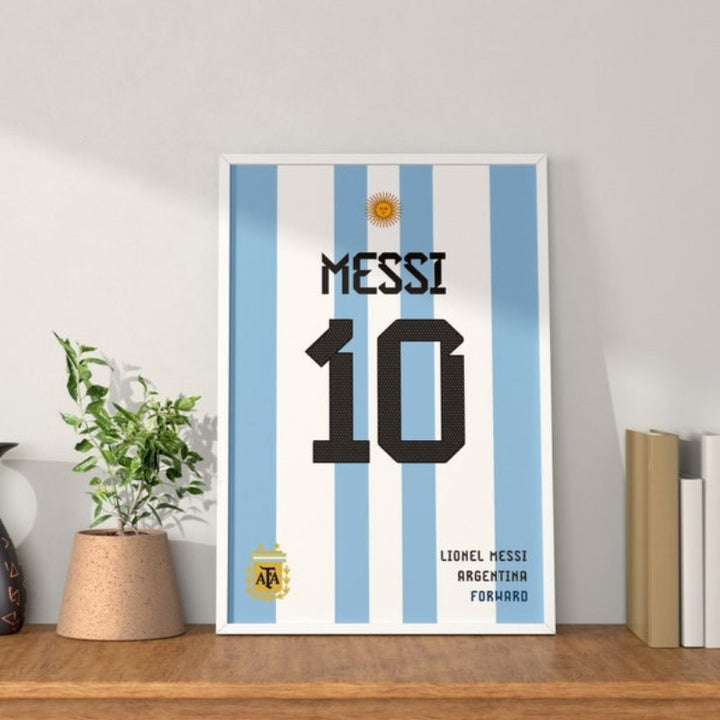 Lionel Messi Trøye Kunstramme