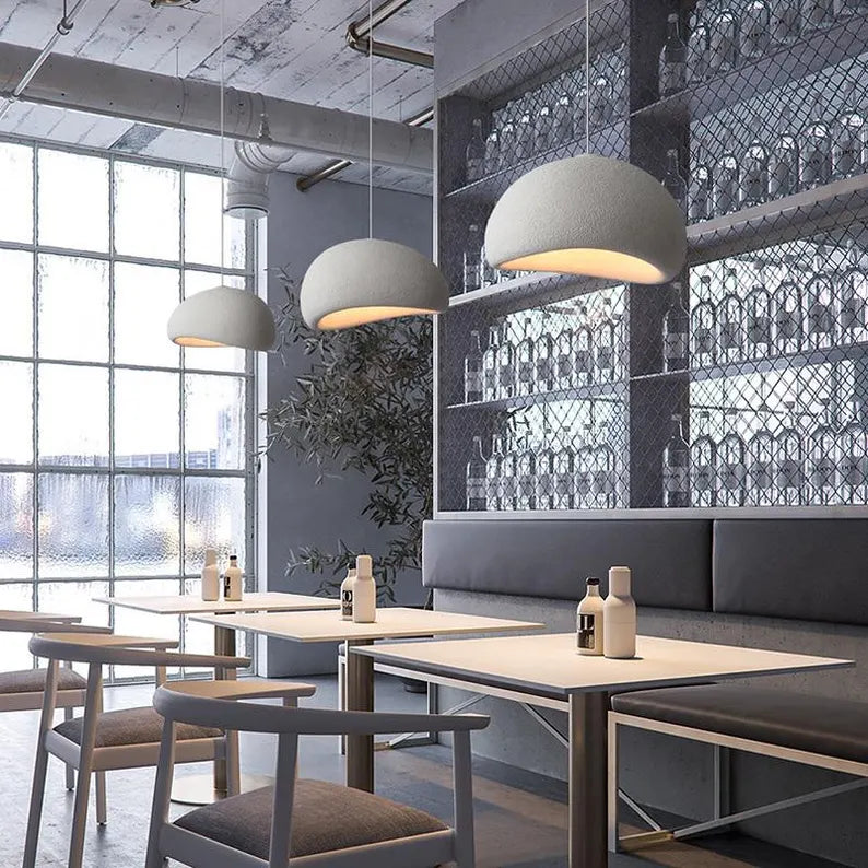 Skanto | LED Pendellampe - Nordisk Wabi Sabi Design - Justerbar Belysningsarmatur for Hjemmedekorasjon & Moderne Interiører