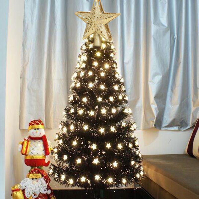 Skanto | LED Snøflake Juletreetopp | Magisk Lys og Roterende Effekt | PVC