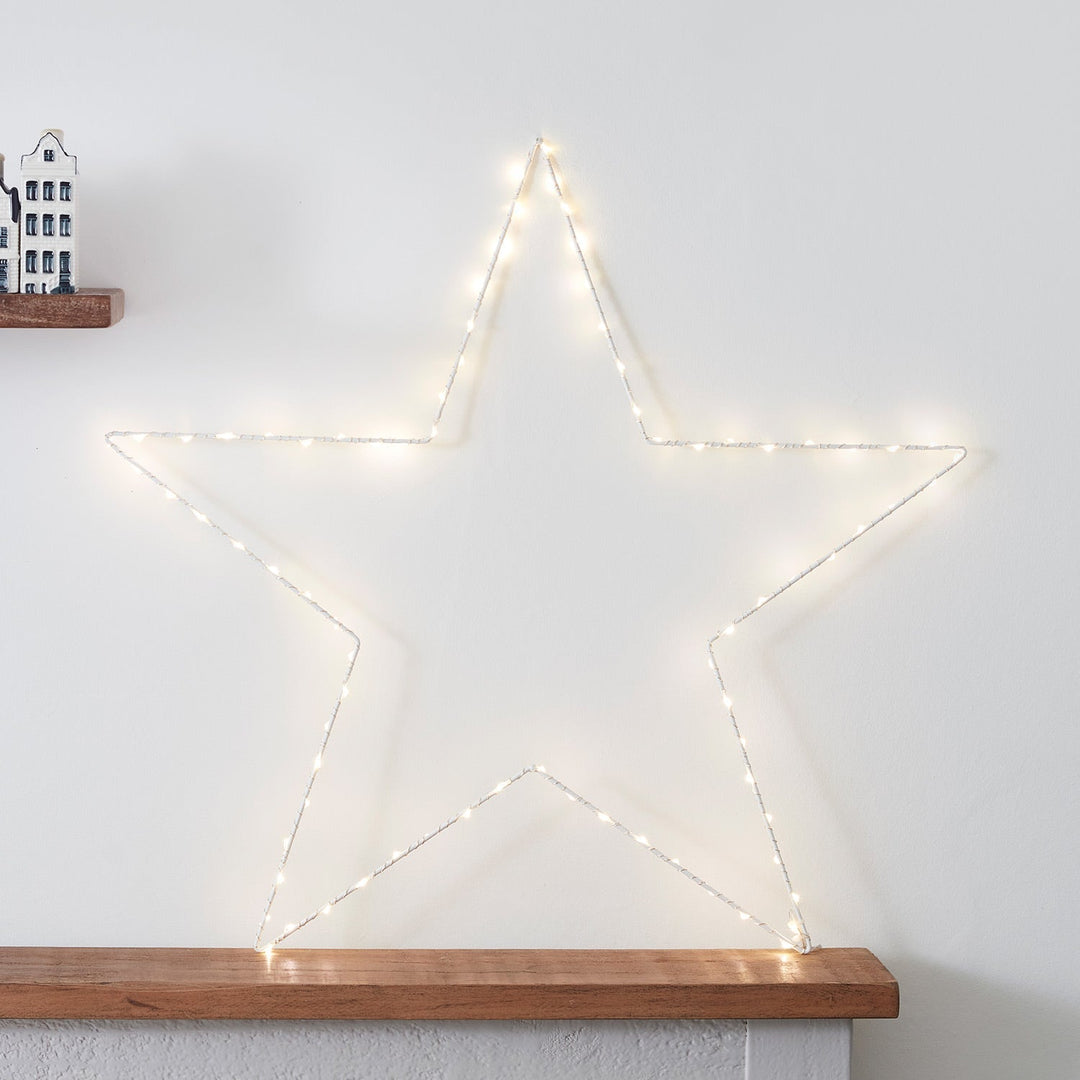Weihnachtsdekorationen Sternen-LED-Fensterlicht