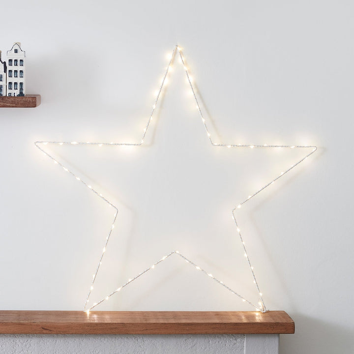 Weihnachtsdekorationen Sternen-LED-Fensterlicht