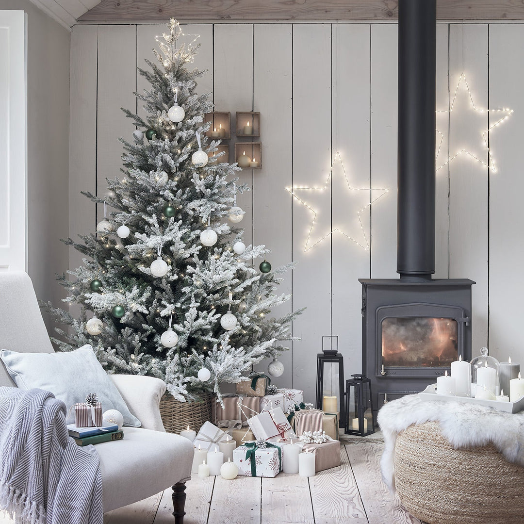 Weihnachtsdekorationen Sternen-LED-Fensterlicht