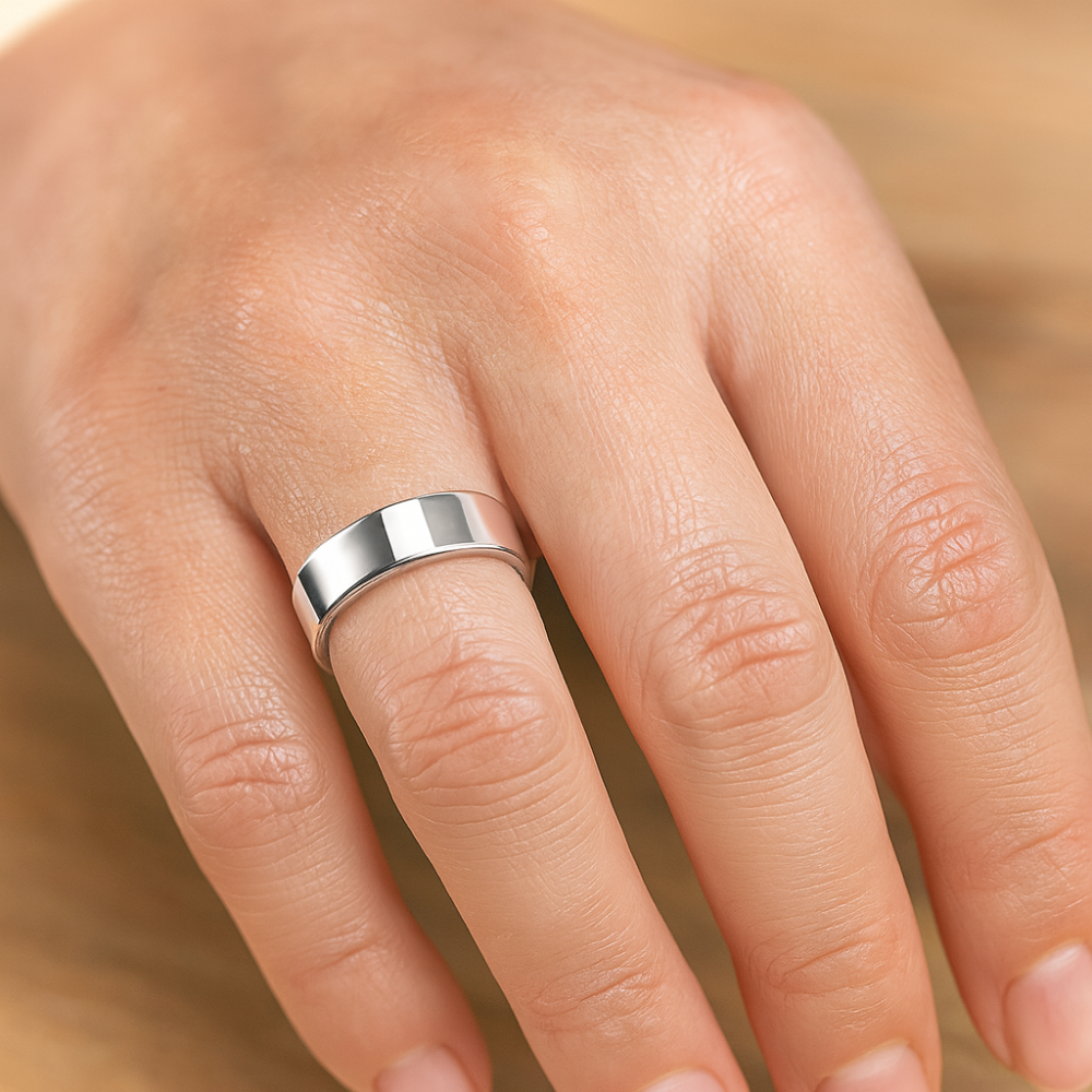 Skanto | Magnetisk Terapi Rustfritt Stål Helbredende Ring