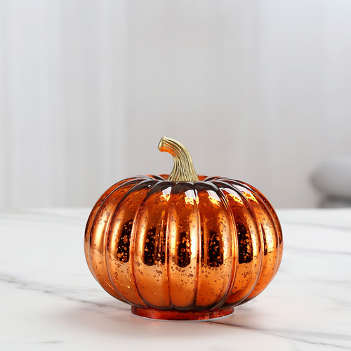 Skanto | Halloween Dekorasjoner Glass LED Gresskar Lys