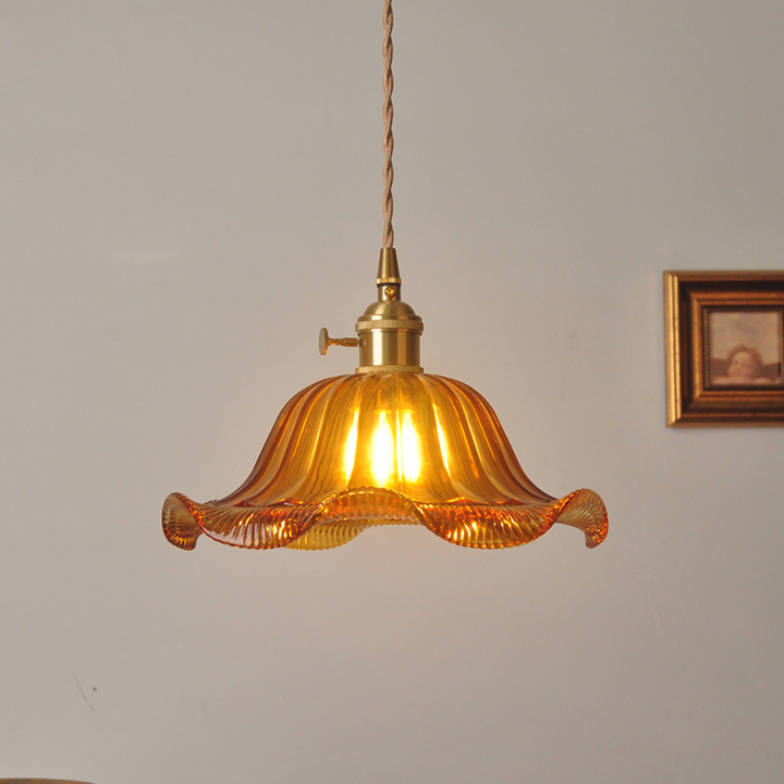 Skanto | Pendant Light Vintage Glass Ceiling Fixture Dining Room Lighting
