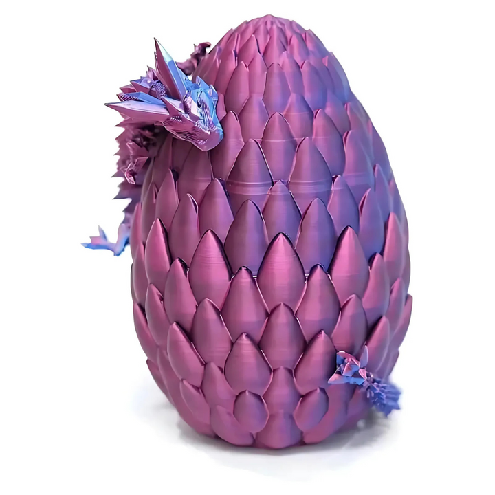 Skanto | Drageegg Krystall Figur 3D Printet Leketøy