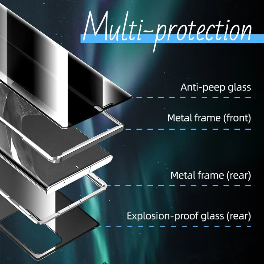 Skanto | Magnetisk Glass Privatliv Telefonveske