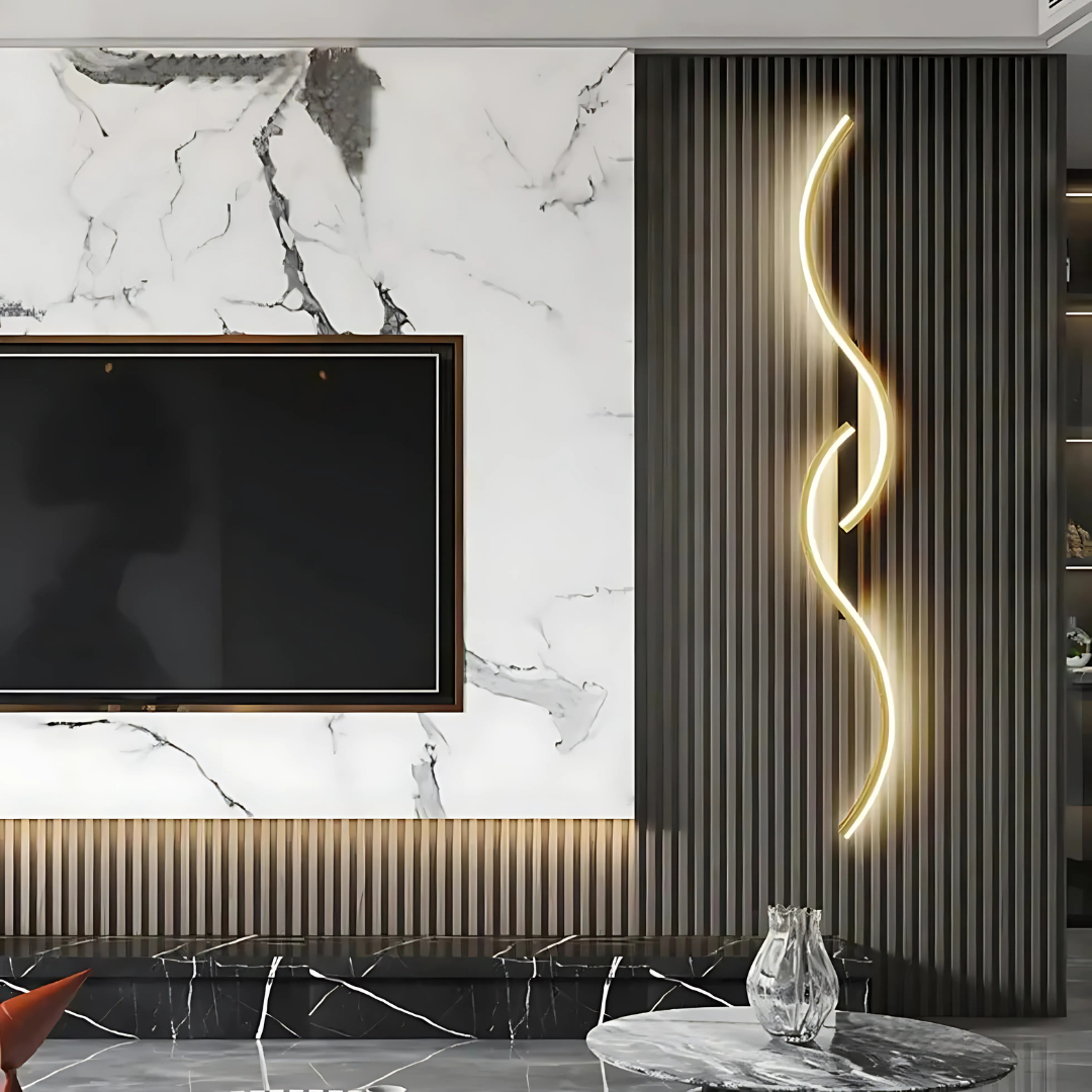 Moderne LED-streifenleuchten for Wandmontage