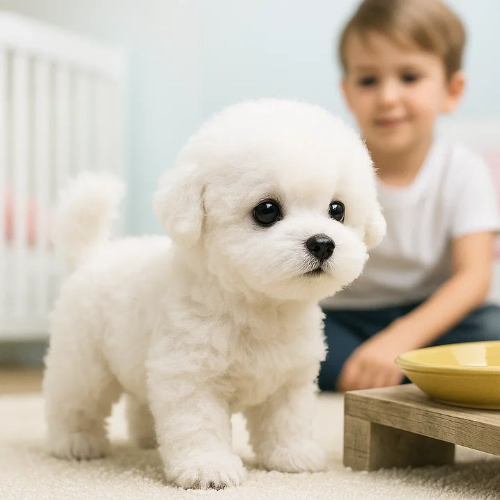 Skanto | Robotvalp Realistisk Hund Interaktiv Plush AI Hund Robot
