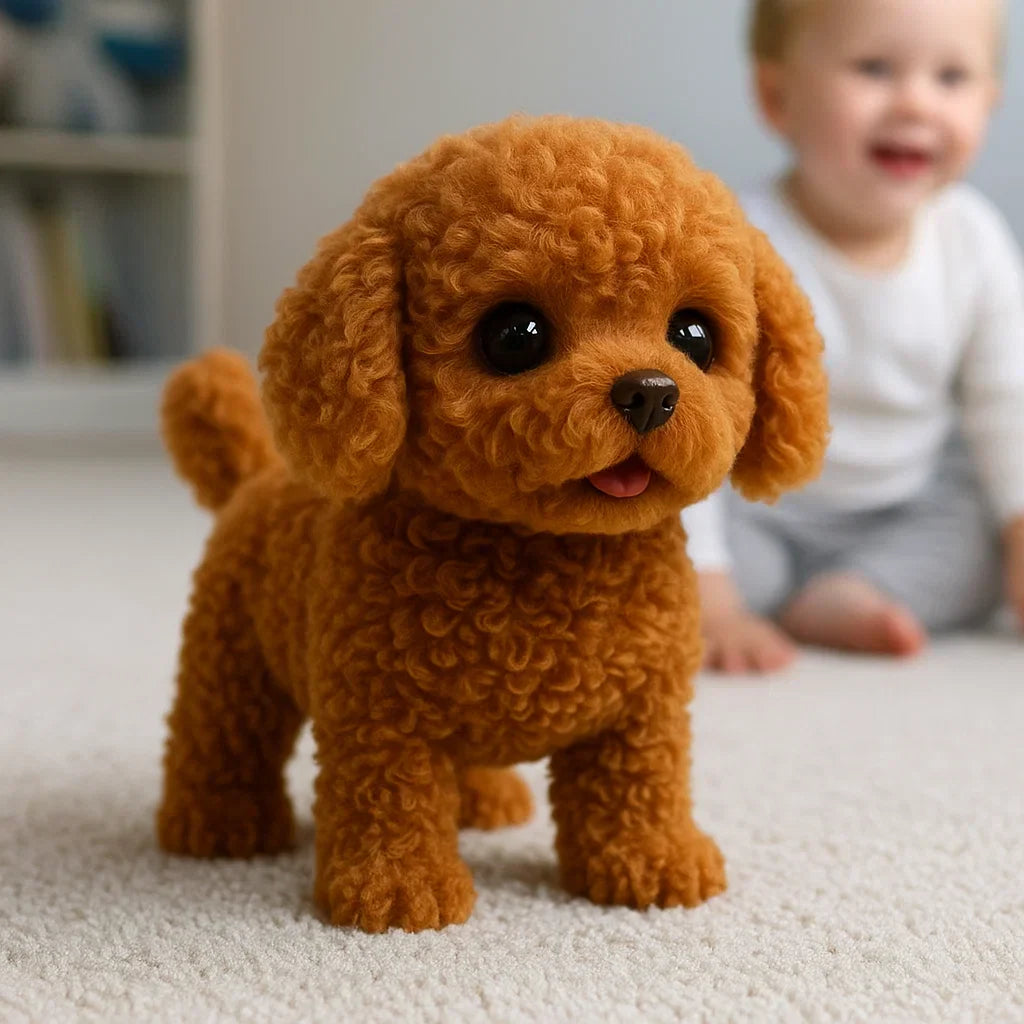 Skanto | Robotvalp Realistisk Hund Interaktiv Plush AI Hund Robot