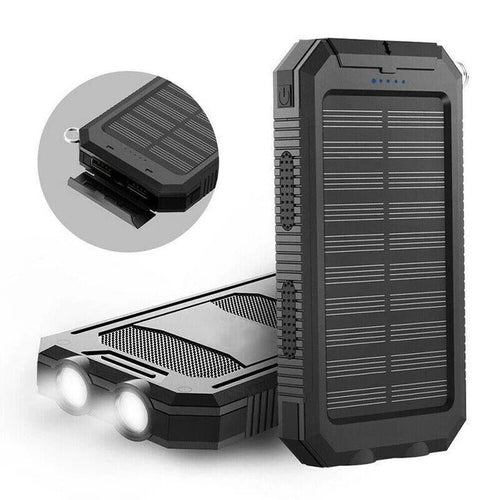 Skanto | 30 000mAh Solcellelader Vanntett Power Bank Ekstern