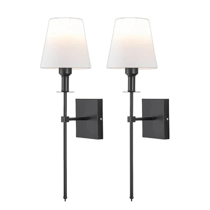 Skanto | Oppladbar trådløs vegglampe sett med 2 pakk av