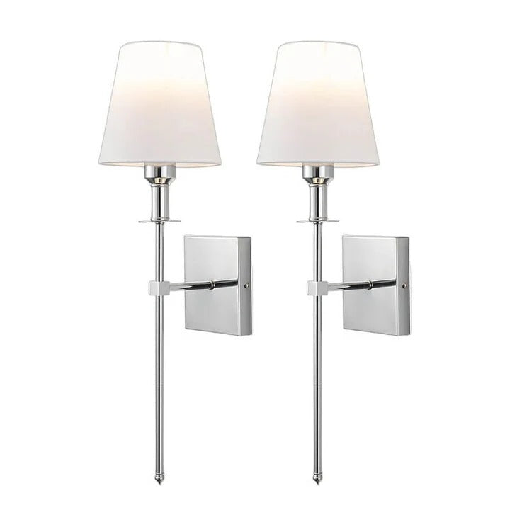 Wiederaufladbares kabellose Wandleuchten-Set, 2er-Pack