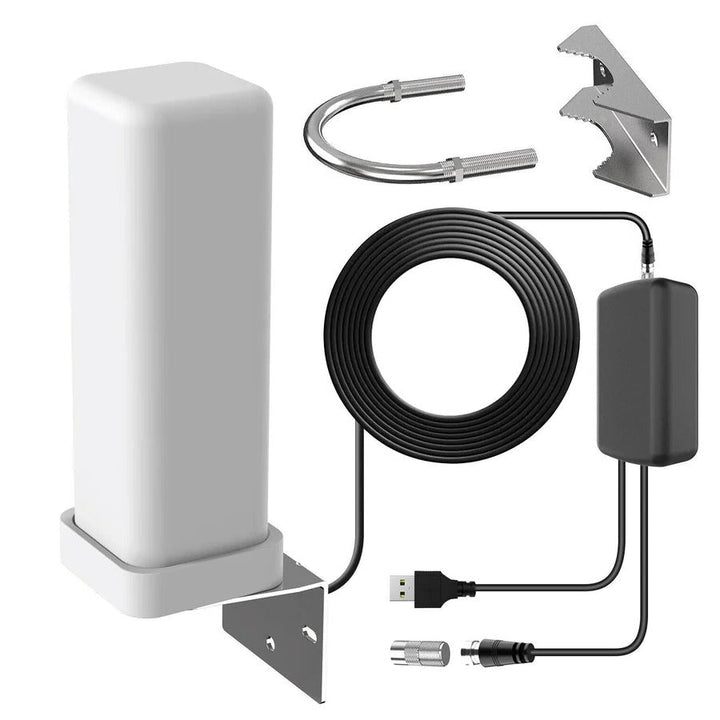 Skanto | Ekstra rekkevidde 360° utendørs HDTV-antennesystem