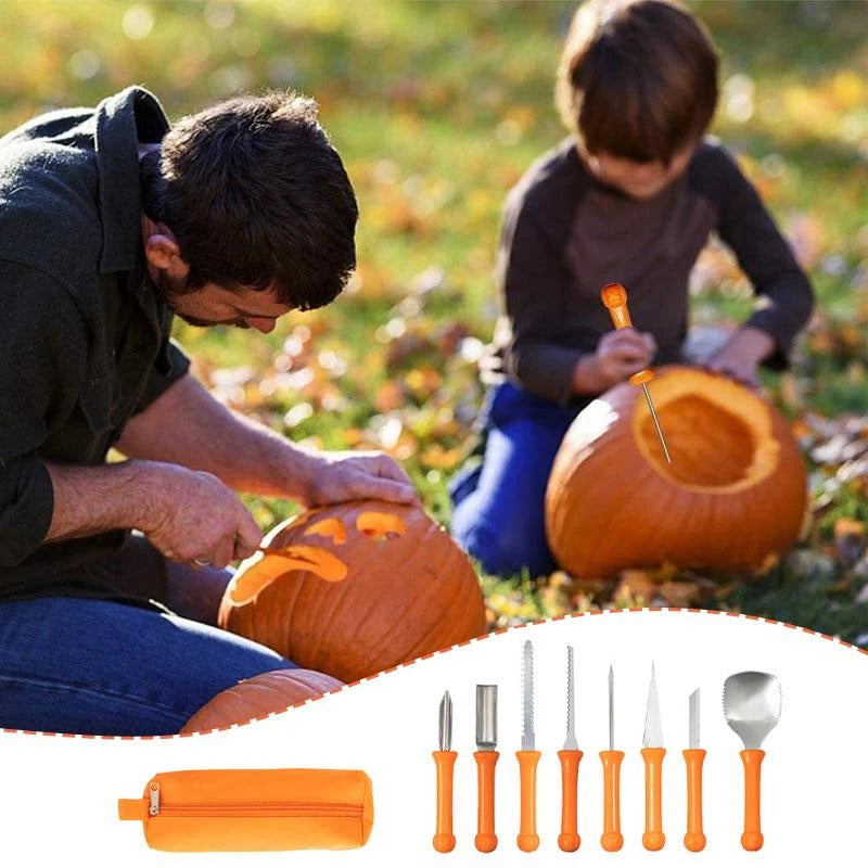 Skanto | Pumpkin Cutting Set Rustfritt Stål Kutteverktøy Sett