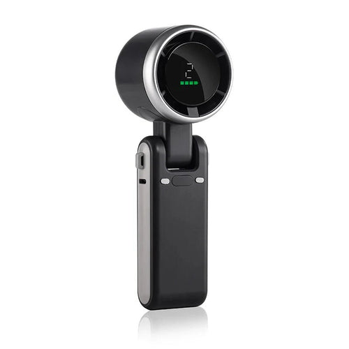 Foldbar Håndholdt Turbo Vifte med Digital Skjerm | Skanto