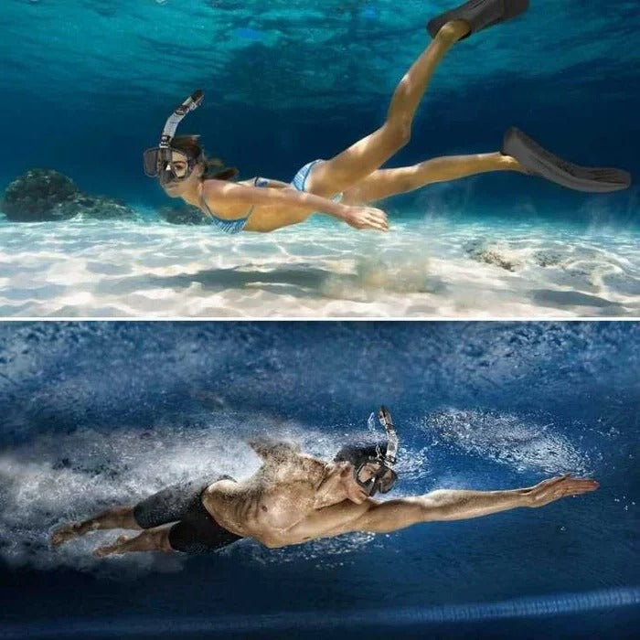Skanto | Snorkelmaske med tørr toppsystem