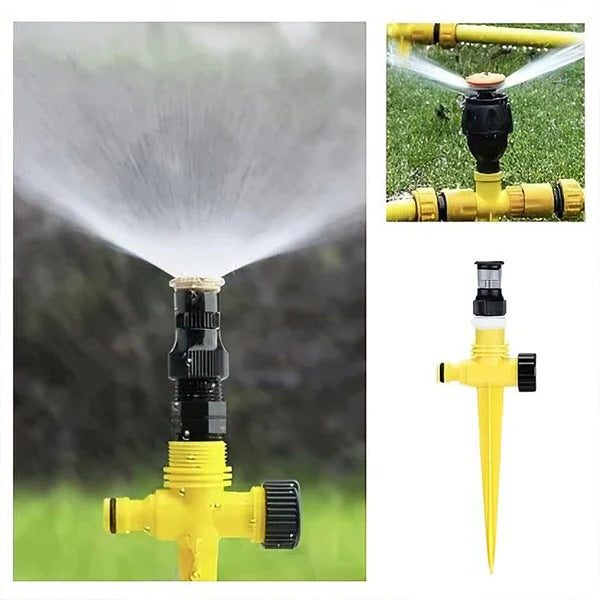 Skanto | 360° Hage Sprinkler, Vannbesparende med Justerbare Spraymønstre