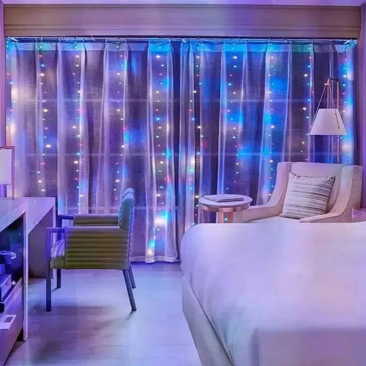 Skanto | Gardin LED Lys med Fjernkontroll, USB Drevet