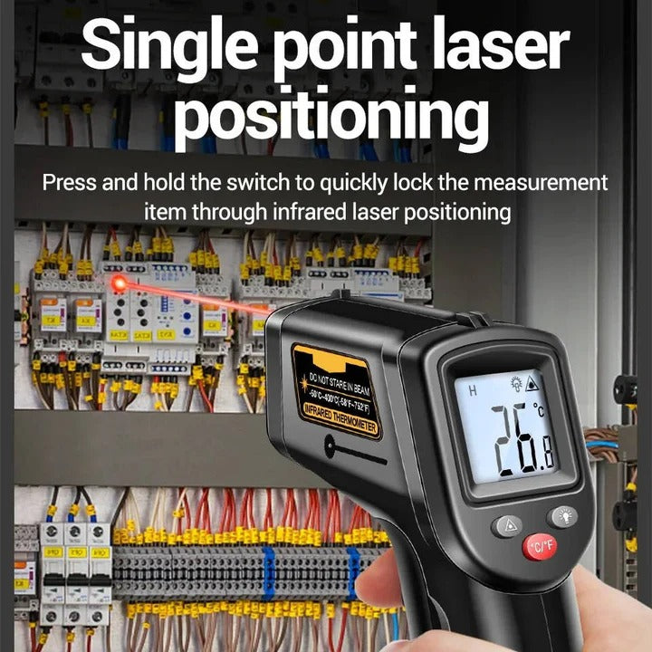 Skanto | Digitalt infrarødt termometer med laserpeking