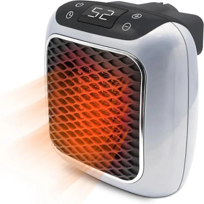 Skanto | Mini Elektrisk Veggvarmer, 800W Plug-In Bærbart Design