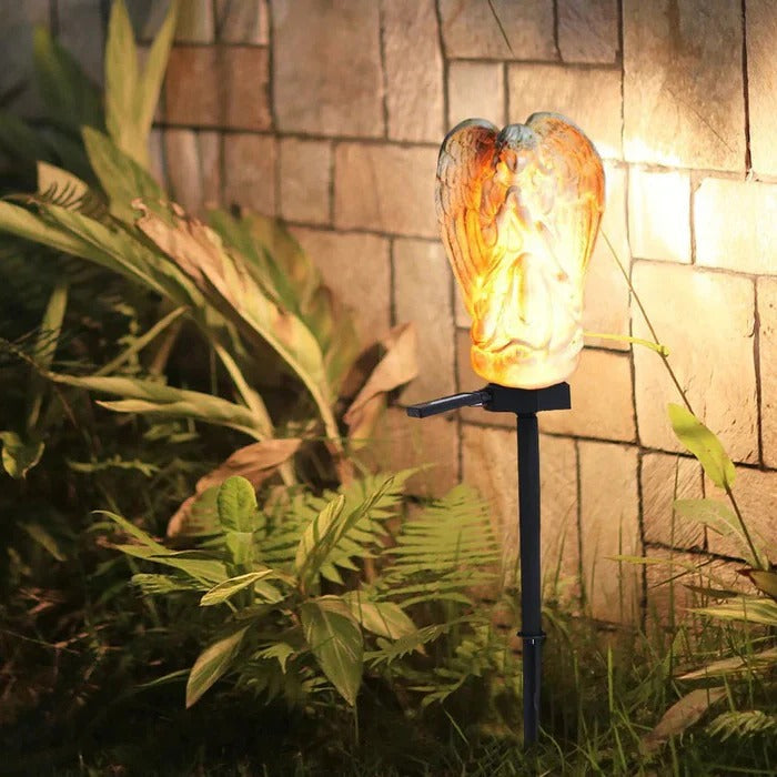 Skanto | Dekorativ solengel hage lampe med LED belysning