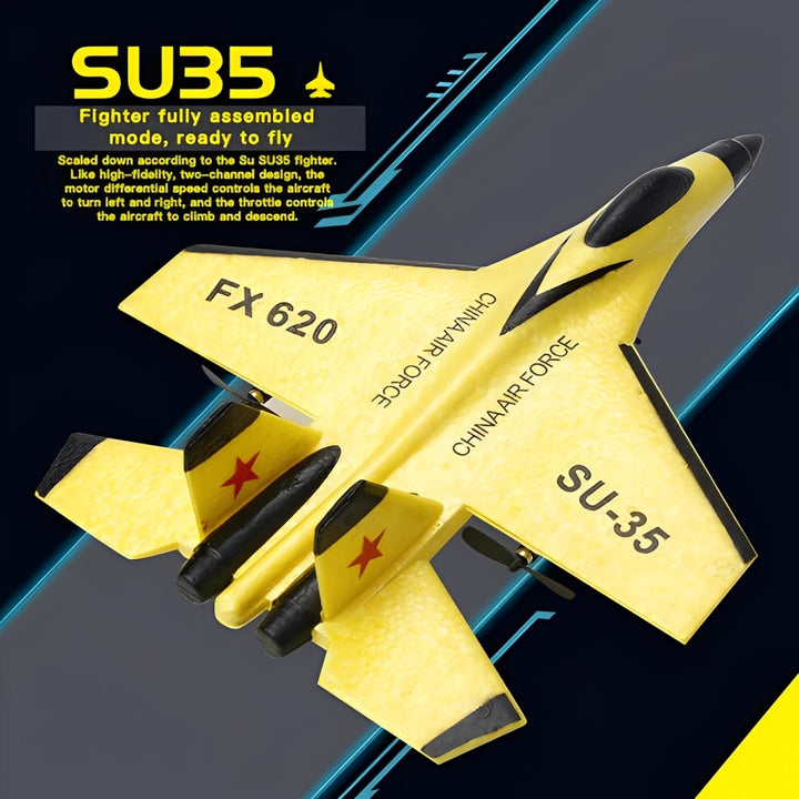 Skanto | EPP Skum SU35 RC Fly – 2.4G Fjernkontroll Jet med LED Lys