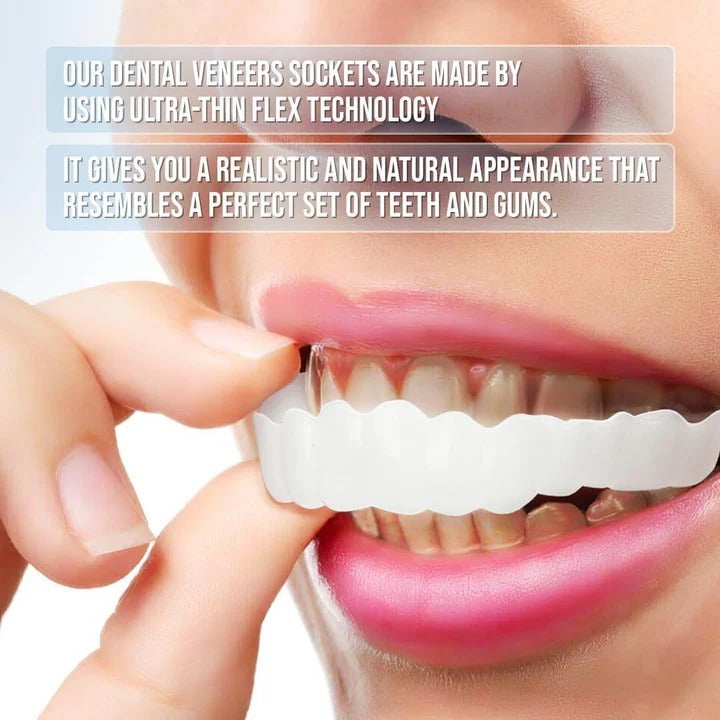 Skanto | Avtagbare Smile Veneers for Øvre og Nedre Tenner