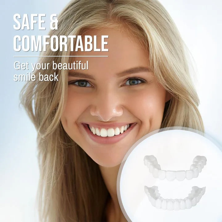Skanto | Avtagbare Smile Veneers for Øvre og Nedre Tenner