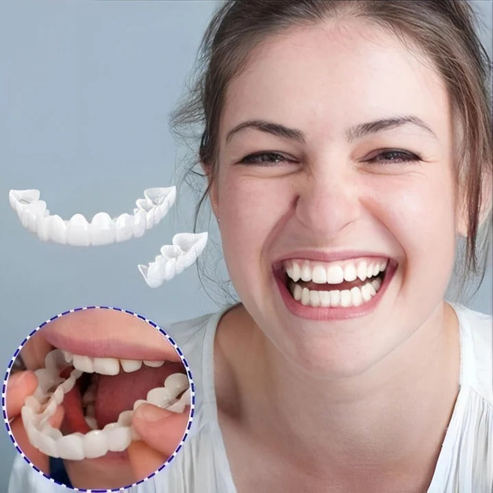 Skanto | Avtagbare Smile Veneers for Øvre og Nedre Tenner