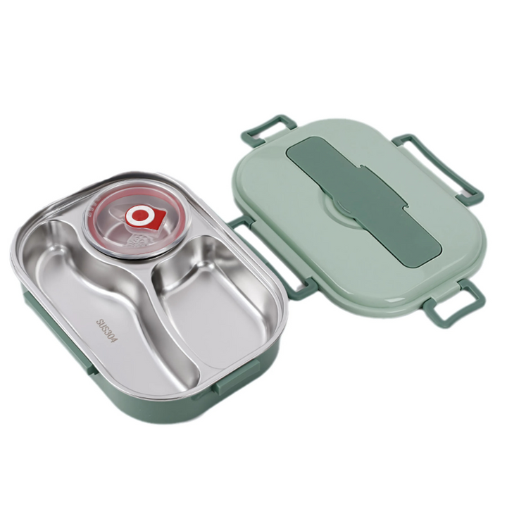 Fächer für Bento-Lunchboxen aus Edelstahl