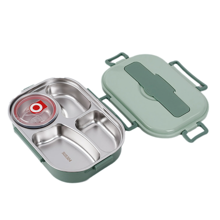 Fächer für Bento-Lunchboxen aus Edelstahl