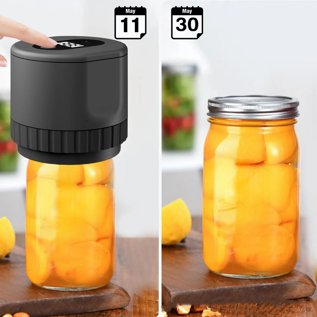 Skanto | Electric Mason Jar Vacuum Sealer med LED-display