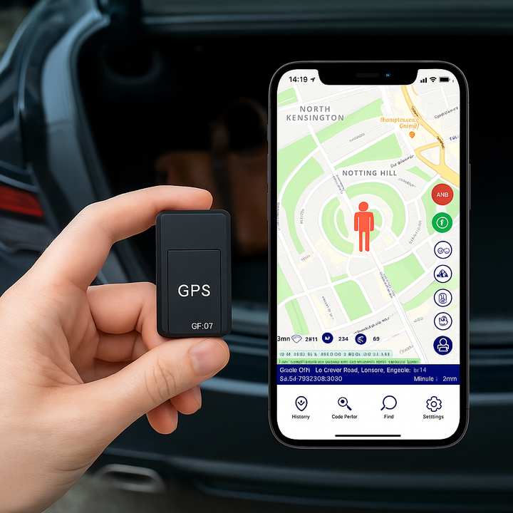 Skanto | GPS Tracker Mini Magnetisk Bærbar Enhet