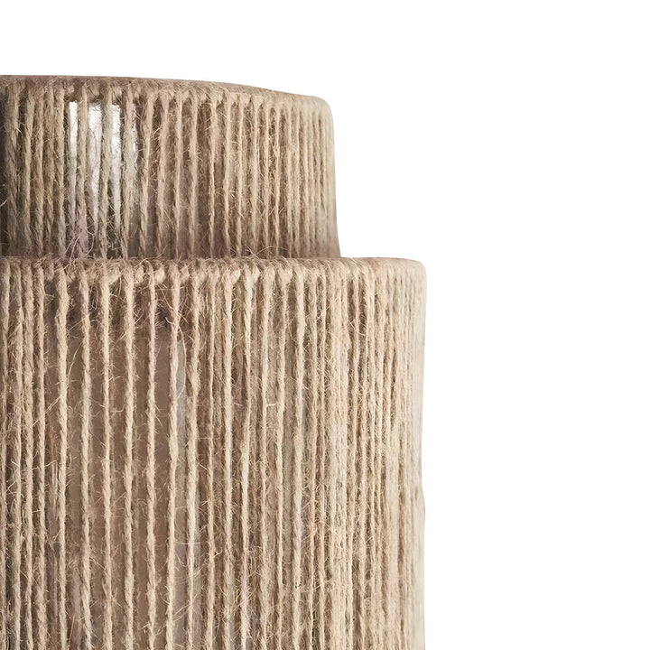 Skanto | Japansk-inspirert minimalistisk LED-vegglampe – Naturlig taudesign og varmt stemningslys