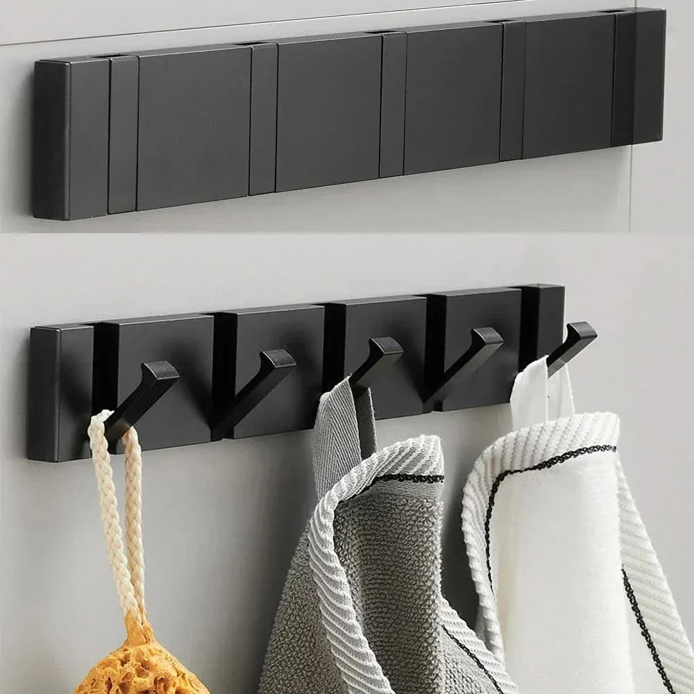 Skanto | HOOKLUX – Foldbar vegghylle laget av aluminium, plassbesparende & allsidig