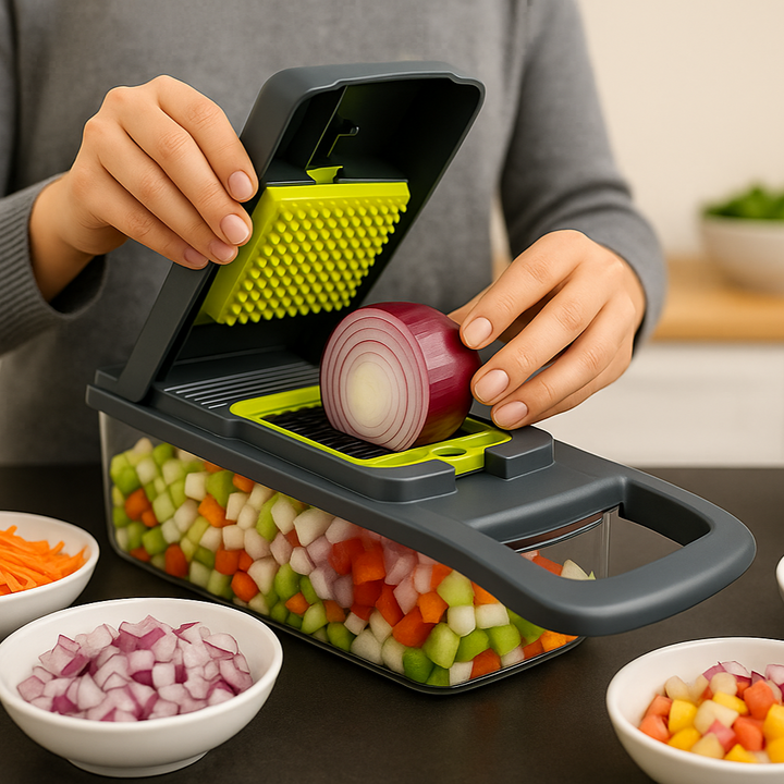 6 Skantoader Grønnsak Frukt Skjærer med Boks | Skanto