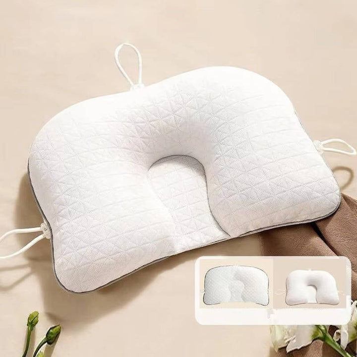 Babykissen mit Memory-Schaum og Baumwollbezug, tragbares Stützkissen für Säuglinge